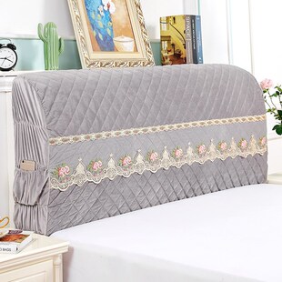 1米8的床头套罩网红2023新款欧式一米八床头罩全包软包可拆洗木床