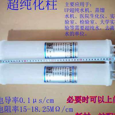 新款实验室超滤水机生化仪耗材超纯化柱反渗透柱去离子预处理滤芯