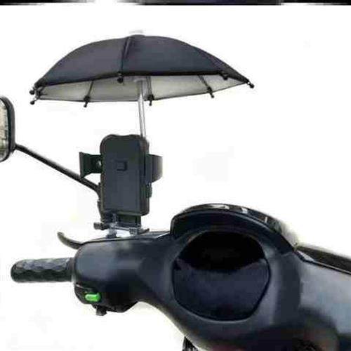外卖小雨伞固定支架车载手机车支架遮阳伞电瓶车自行车摩托车防雨
