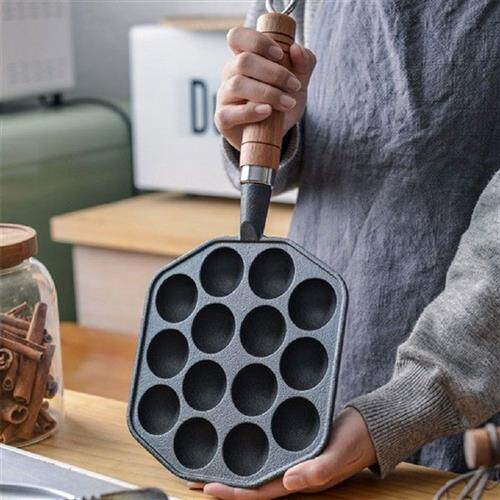 Takoyaki Frying Pan 12 Cavities Barbecue Plate Cooking