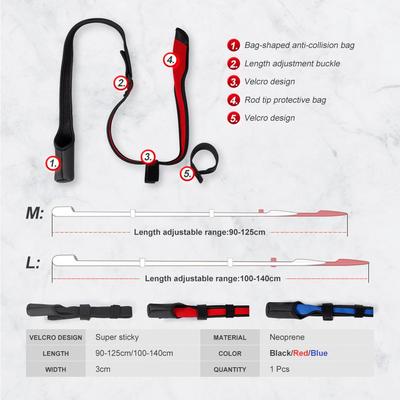 Noeby Fishing Rod Protective Sleeve Spinning Casting Rods Ho