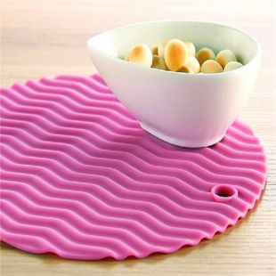 Silicone Heat Cup Round Resistant Coasters 20cm