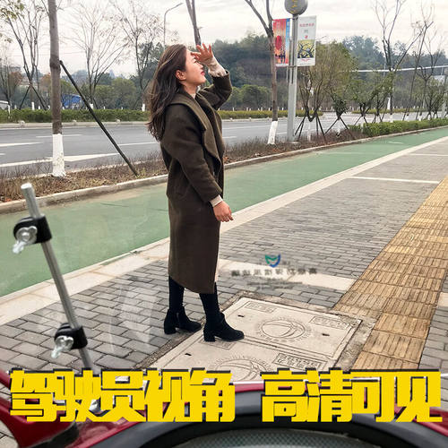 乐西途加厚加高电动车前挡风板滑板车机车大号挡风玻璃PC电动车