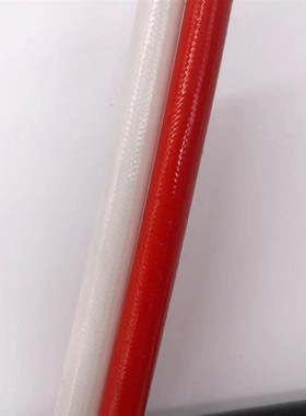 4KV绝缘阻燃套管玻璃纤维套管玻纤管自熄管4000V硅胶内纤外胶管
