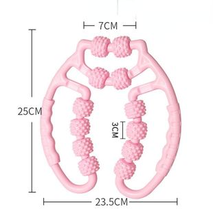 Massager Clamp Relaxing Plastic Rolle Annular Roller Leg