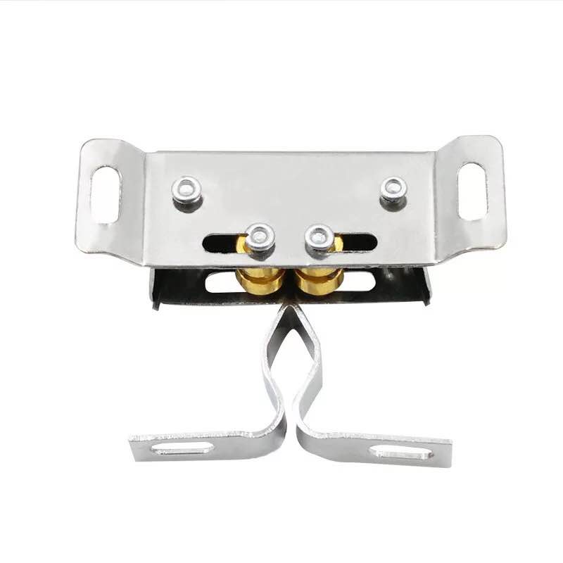 5只装 衣柜门不锈钢碰珠橱柜门卡扣衣橱卡式开关夹锁磁碰弹簧门扣