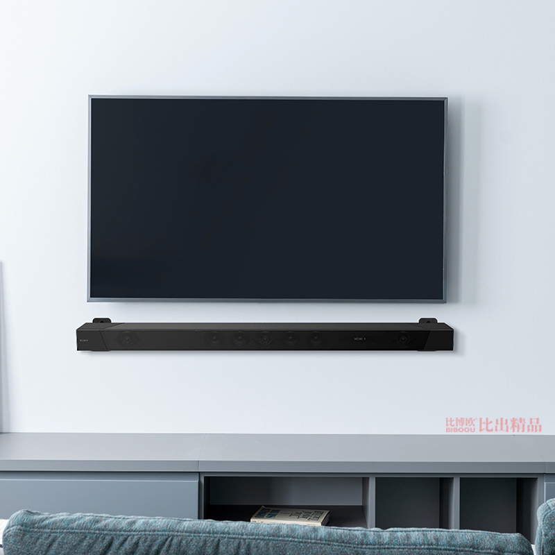 条形音箱金属墙面支架防滑防摔电视音响收纳支架回音壁音箱墙壁架