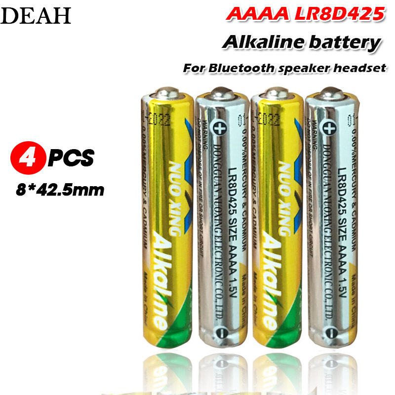 4pcs/lot 1.5V LR8D425 AAAA alkaline batteries primary batter