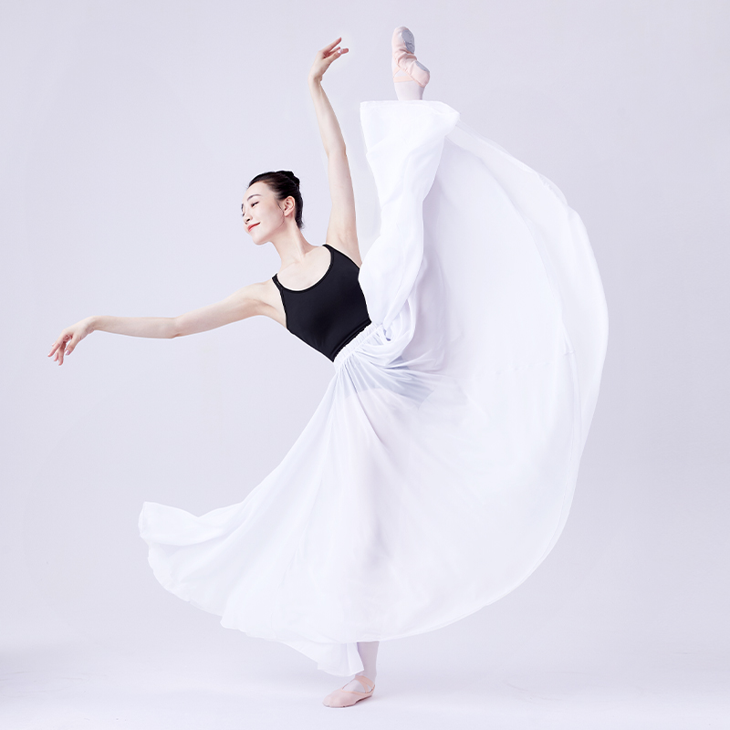 古典舞服飘逸长款720度大裙摆成人中国舞练功服裙子民族风舞蹈裙