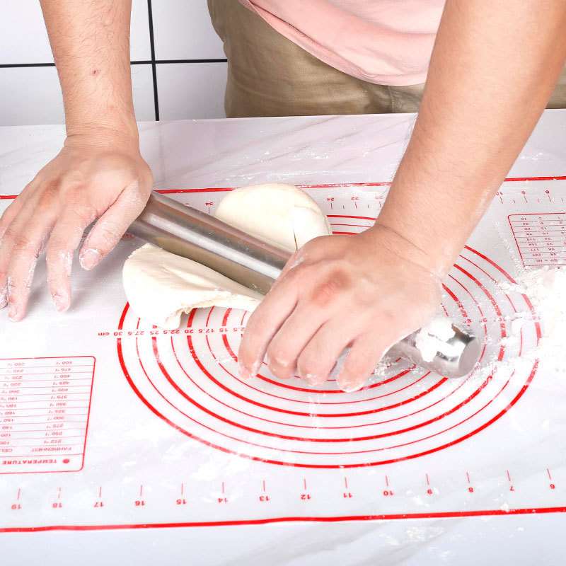 Silicone kneading pad large chopping board rolling pad and n
