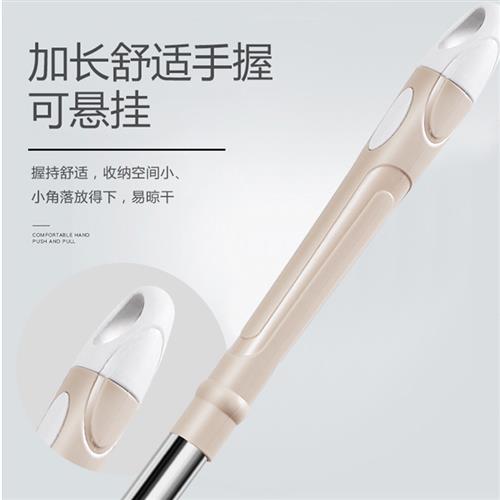 旋转拖把不带桶单独圆头拖把头家用老式布头加厚单个地拖懒人拖把