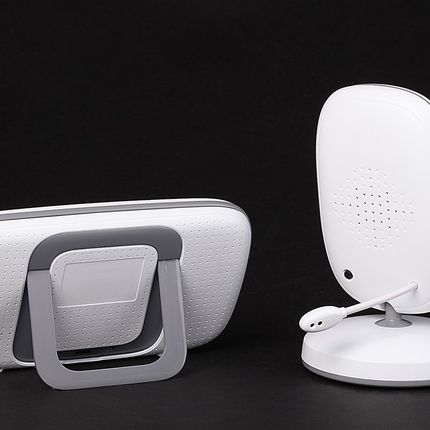 厂家货源VB603 3.2寸无线婴儿监视器看护仪双向对讲 夜视测温宝宝