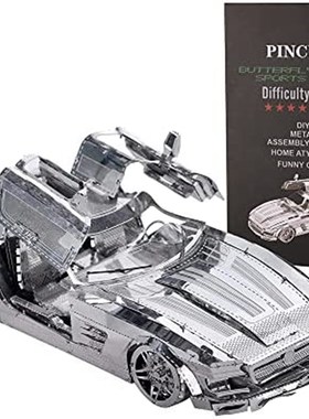 PINCUR 3D Metal Puzzle for Adults Teenagers Age 14+ Butterfl