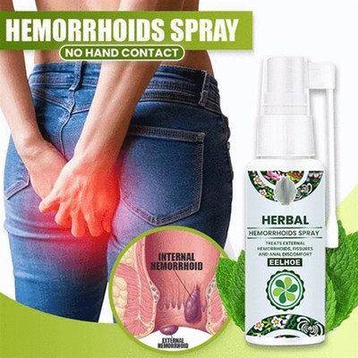 Natural herbal spray relieve swelling hemorrhoids meat ball
