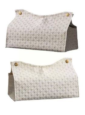 Leather Tissue Box Napkin Holder Car Tissue Box Home Room