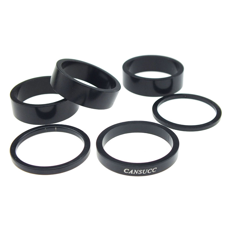 Set of 6 Bike Bicycle Headset Spacer Stem Spacers k Washer 2