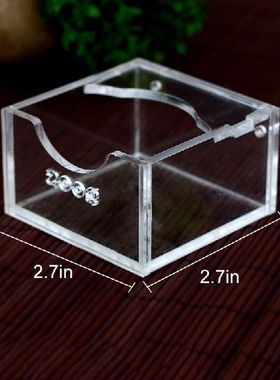 Transparent Hamster Bowl Container Hamster Rabbit Food