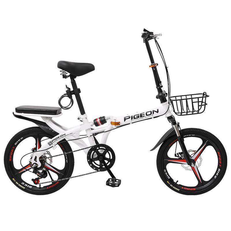 摺叠自行车20寸22寸成人学生男女式变速碟煞减震超轻可携式单车