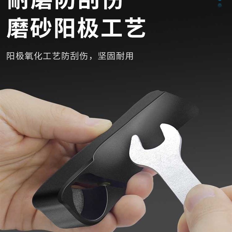 铝合金山地车羊角副把手套通用自行车手把套牛角单车手柄套握把套