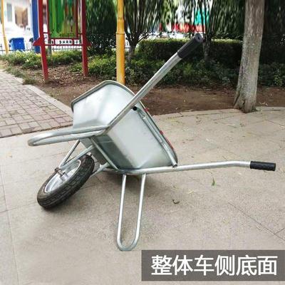 新品农用小推车单轮推车双轮手推车家用建筑用推沙石子垃圾翻斗车