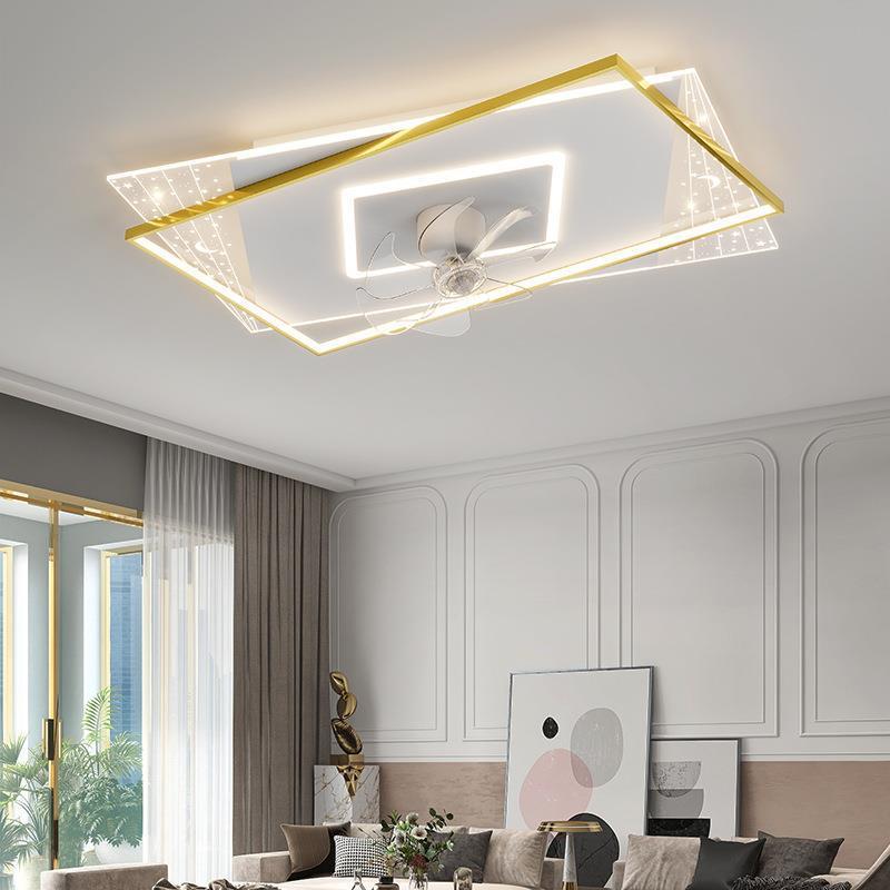 工厂直供新款创意网红北欧客厅风扇灯现代简约卧室餐厅风扇灯套餐