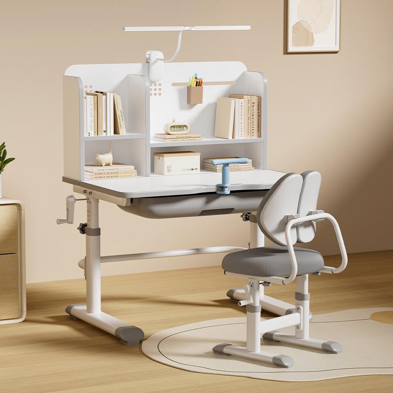 小孩可升降简约桌子儿童学习桌小学生写字作业书桌家用课桌椅套装