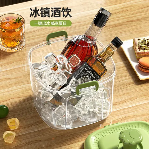 按压冰块模具易脱模冻冰块神器制冰盒模型速冻储存冰格家用