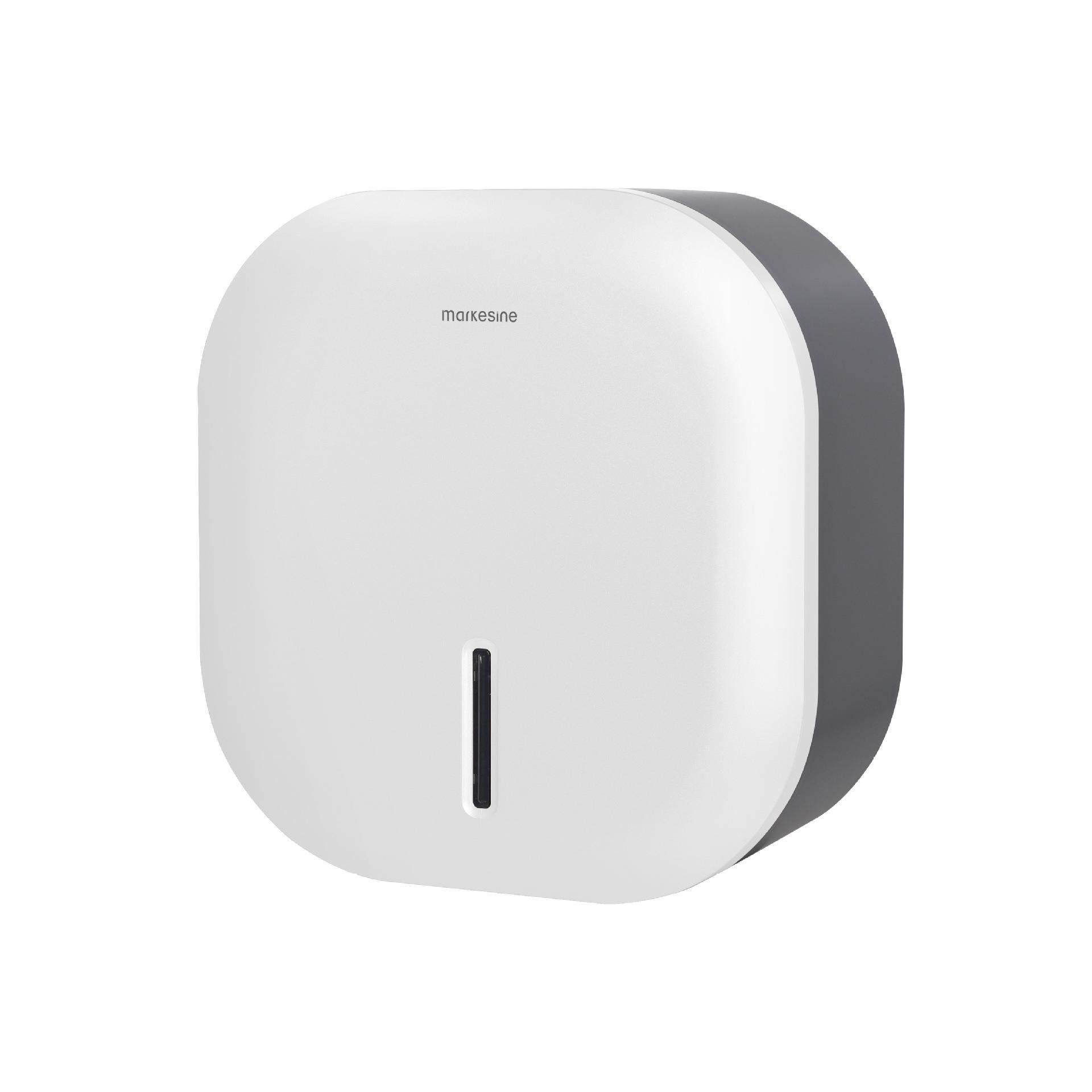 酒店卫生间大卷纸盒壁挂式免打孔纸盒商用大盘纸盒公共厕所卷纸筒