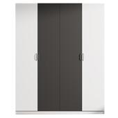 北欧衣柜现代简约整体经济型小户型衣柜卧室组装 2门3门4门5门衣橱