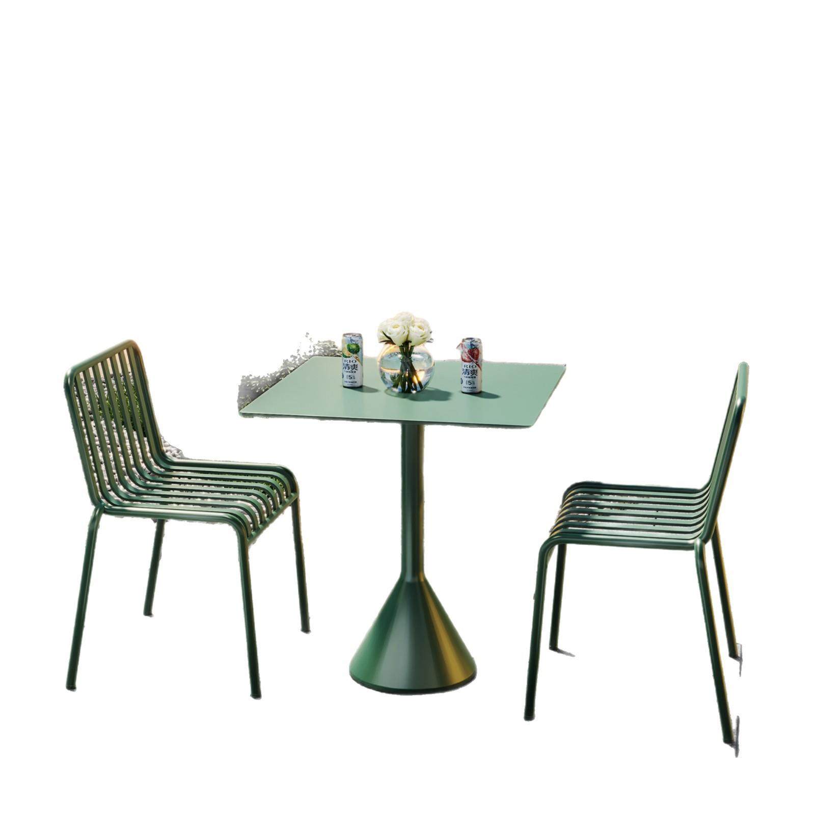 户外桌椅组合花园露天休闲外摆铁艺长条桌咖啡厅室外阳台别墅庭院,商业/办公家具,商用藤编家具,淘宝优惠券,粉丝福利购,淘宝优惠卷