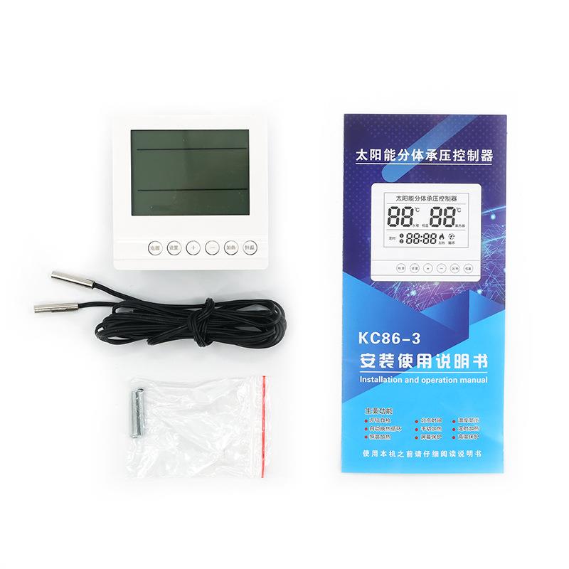自动温控器86-3型承压热水控制器阳台壁挂平板太阳能集热循环