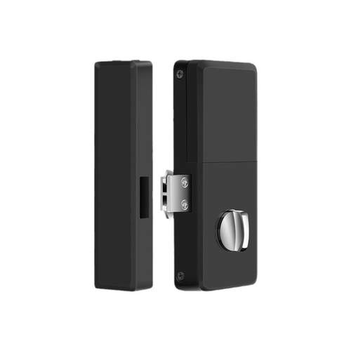 L8款铝合金免布线隐形遥控锁暗锁防盗锁智能锁大门木门铁门锁