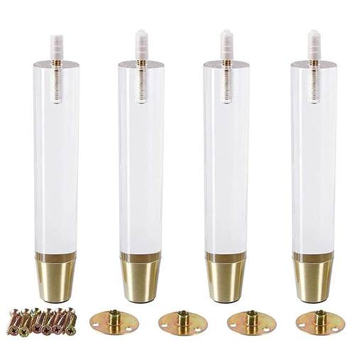 亚克力沙发脚柜脚桌脚床脚沙发脚方柱沙发脚有机玻璃椅子脚板凳脚