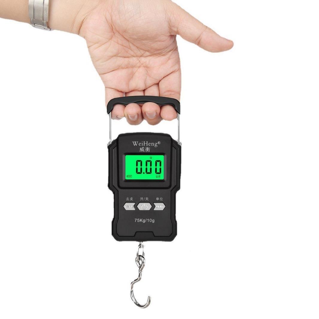 用We5iHeng行李秤手提吊称WH-A27家秤7公斤充电蓝牙钩秤
