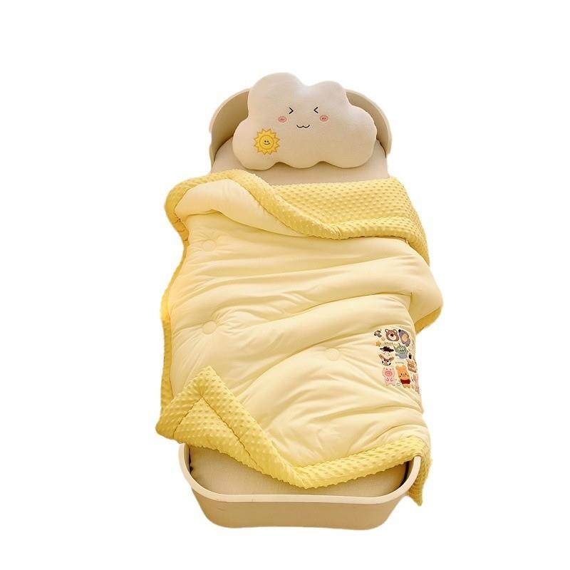 母婴级针织棉豆豆被儿童午睡毯子秋冬儿童被芯幼儿园宿舍被子,床上用品,化纤被,淘宝优惠券,粉丝福利购,淘宝优惠卷