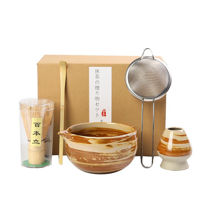 茶筅抹茶刷百本立茶筅立组合宋代点茶抹茶打茶器工具套装日式