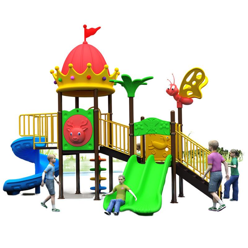新款幼儿园滑滑梯室外滑梯秋千组合儿童公园小区游乐场设备厂家