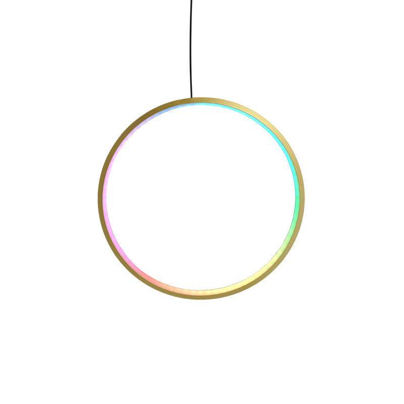 非标款七彩环圈吊灯幻彩灯管墙壁装办公空心圆环形工装灯装饰灯圈,家装灯饰光源,智能吊灯,淘宝优惠券,粉丝福利购,淘宝优惠卷