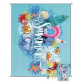 厂家可折叠涤纶野营户外防潮野餐垫定制便携式