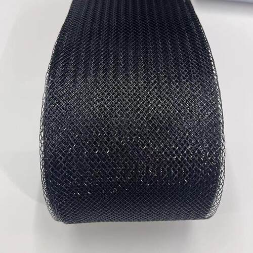 10公分黑白硬网，弹力网服装辅料，舞蹈服衬边，鱼骨