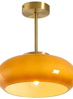 创意极简包斯豪中古LED柿子阳台过道吸顶灯日式侘寂风民宿餐厅灯