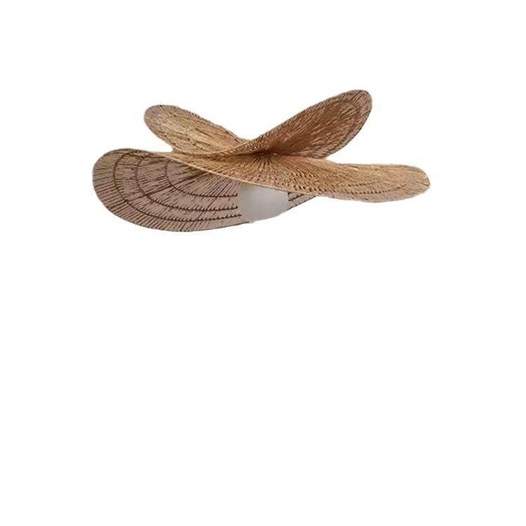 藤编吊灯中式茶楼吧台麻绳灯禅意东南亚日式餐厅民宿荷叶装饰灯具,家装灯饰光源,智能吊灯,淘宝优惠券,粉丝福利购,淘宝优惠卷