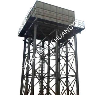 厂家热销高空钢板水箱玻璃钢消防水箱热浸锌高位水箱塔架