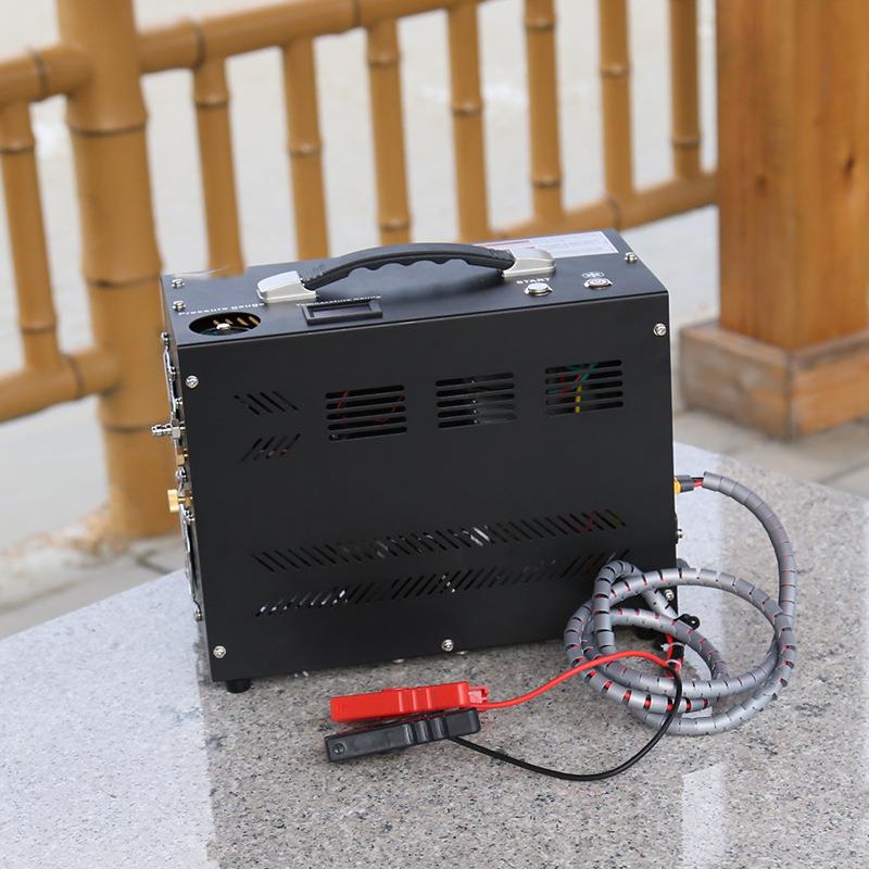 便携式车载充气泵30MPA12V潜水打气机110V220V压缩4500PSI