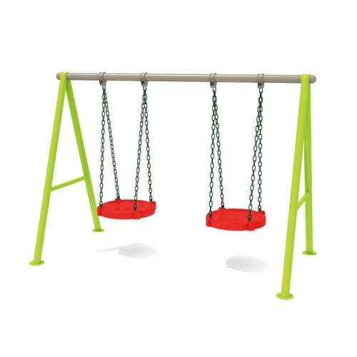 厂家直销幼儿园户外双人儿童荡秋千新款加厚成人庭院景区大型秋千