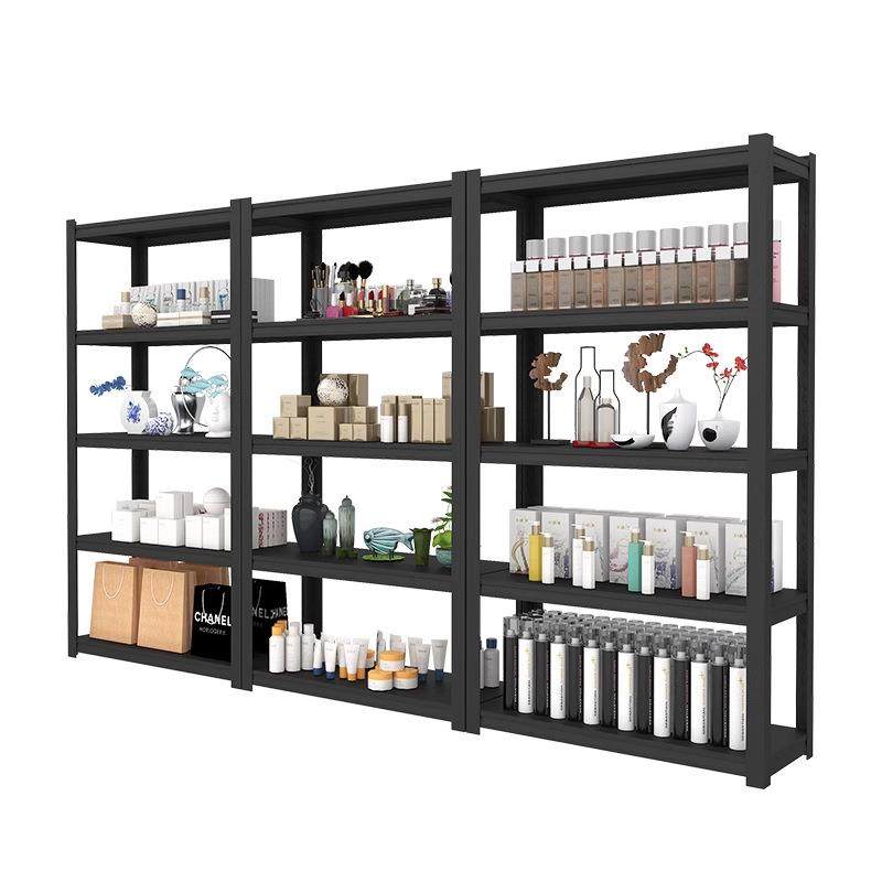仓储货架置物架落地多层阳台储藏间杂物快递收纳架钢制超市展示架