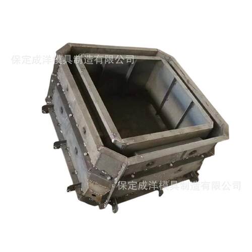 平铺式护坡模具预制混凝土钢模具河道生态景观模具框格式护坡模具