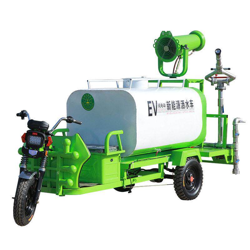 新能源洒水车电动三轮洒水车小型雾炮车多功能洒水工程车降尘工地