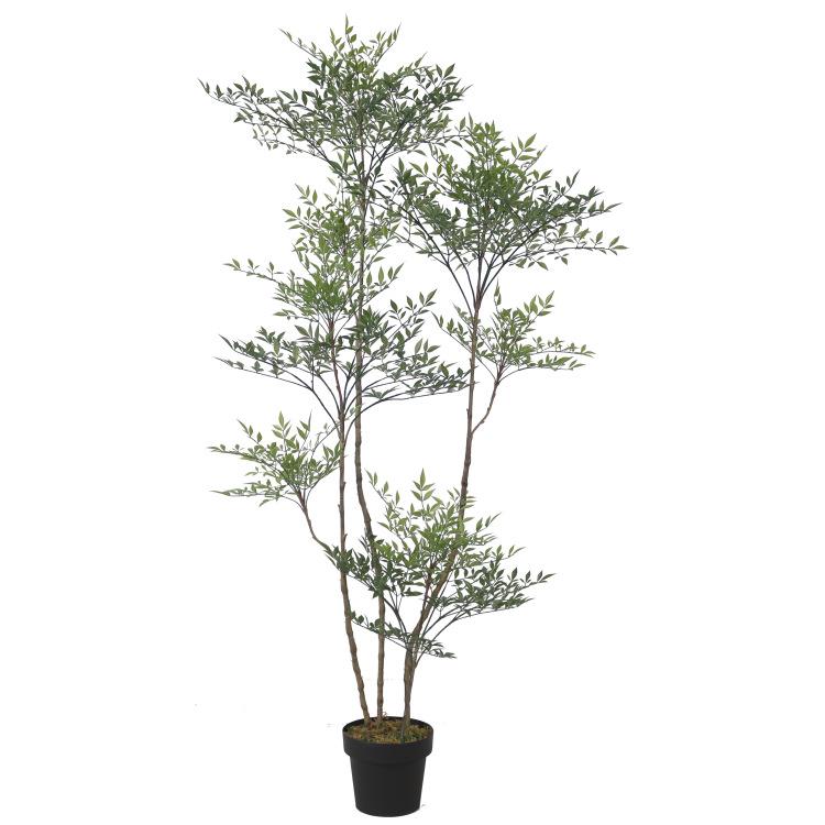 仿真植物南山竹盆栽直播间摄影造景仿真植物办公室绿植摆件厂家