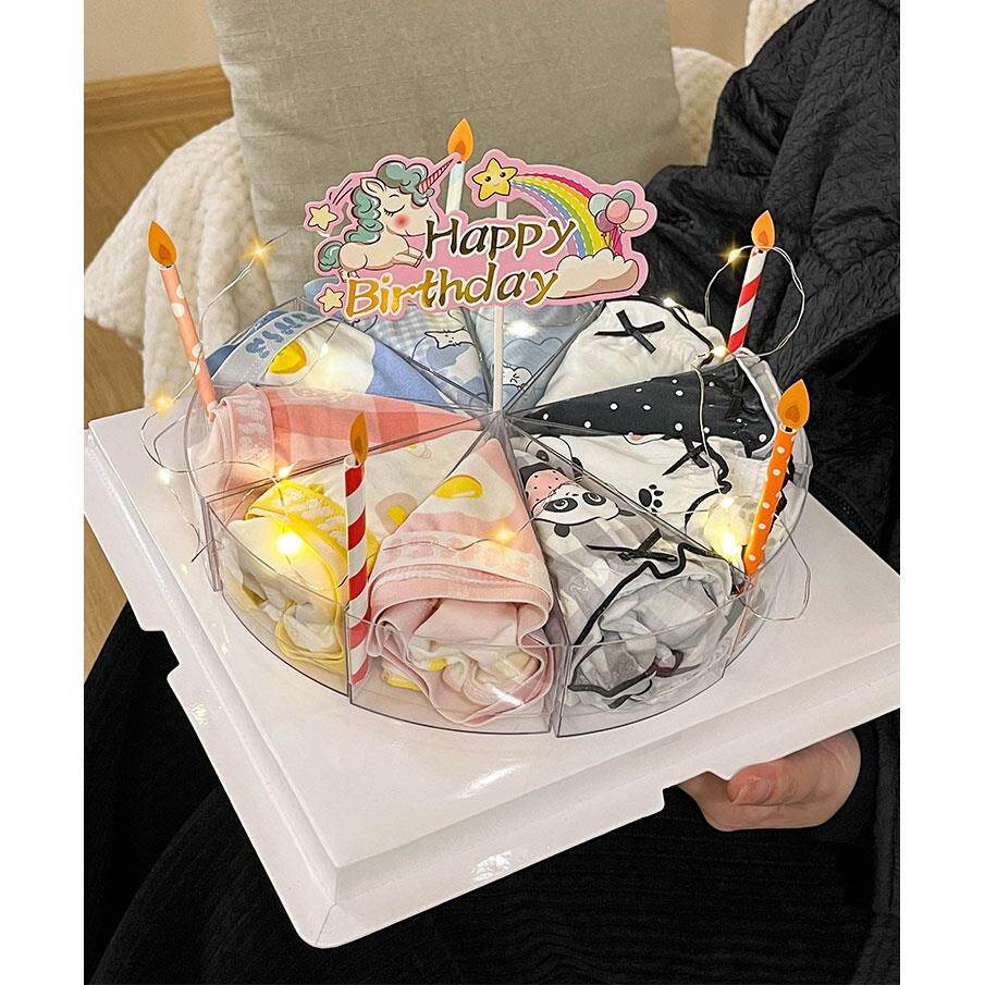 糕fnei可爱内裤蛋i礼盒送闺蜜女友日礼物生纪念日带彩灯设计